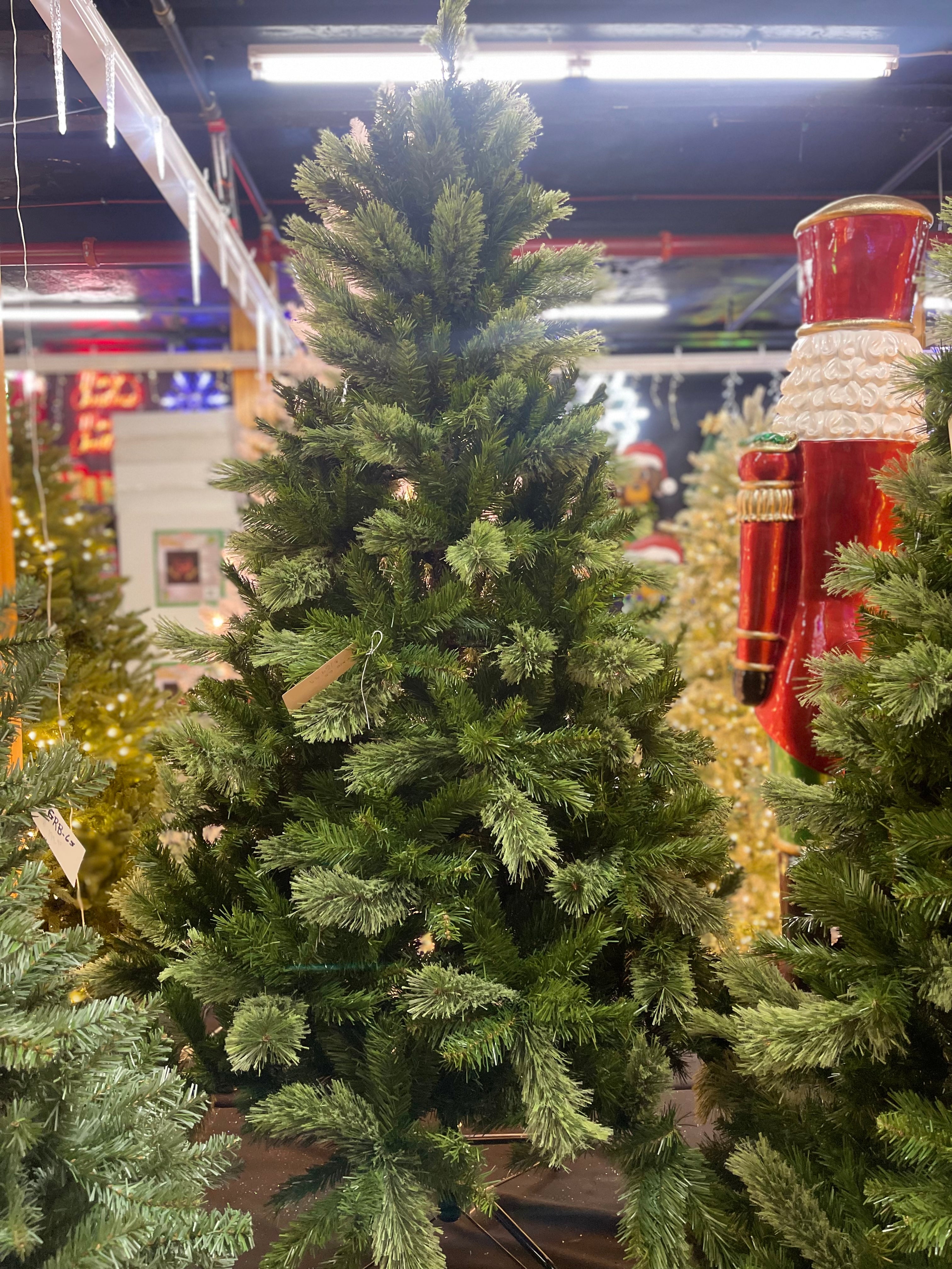 Puleo International 6.5ft Non-Lit Norway Pine Tree